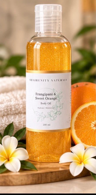 Sweet Orange and Frangipani Body Oil