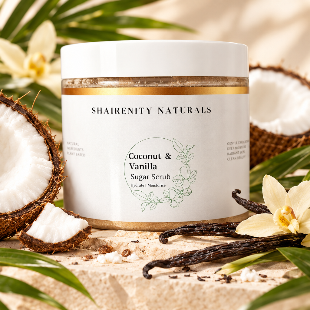 Foaming Coconut and Vanilla Scrub